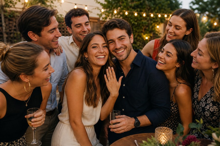 Engagement party photo collection preview
