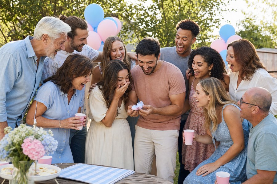 Gender reveal party photo collection preview