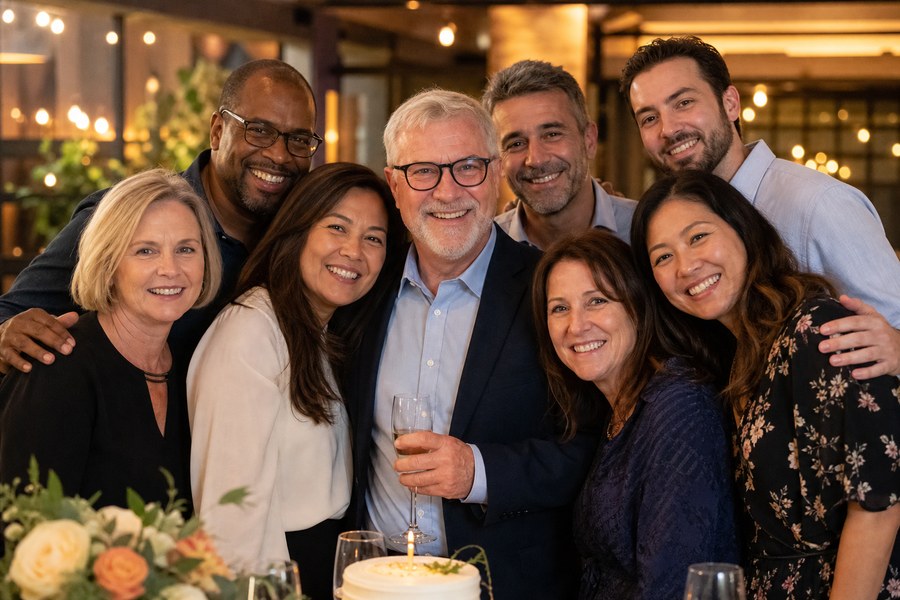 Retirement party photo collection preview