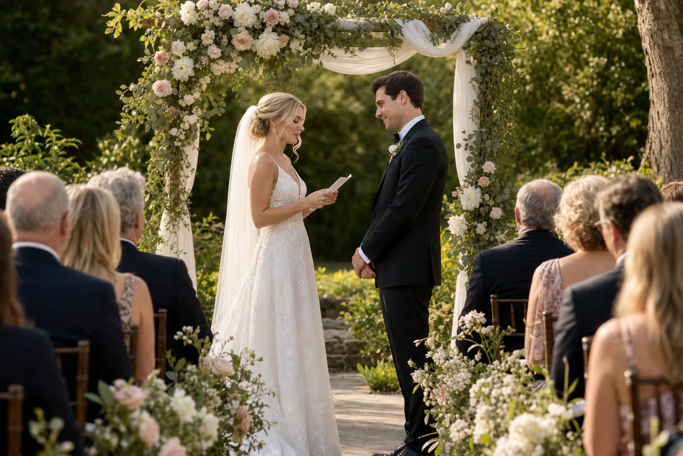 Sophie's photo: Emma's vows had everyone crying happy tears.